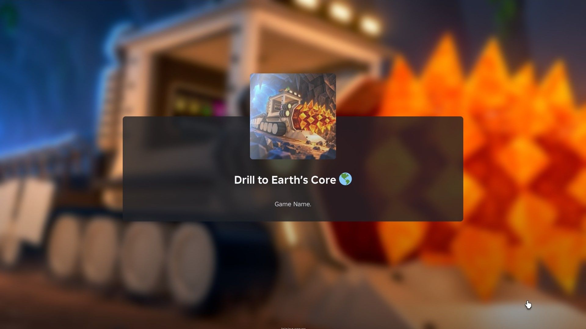 Getting started in Drill to Earth's Core (Image via Roblox Corporation)