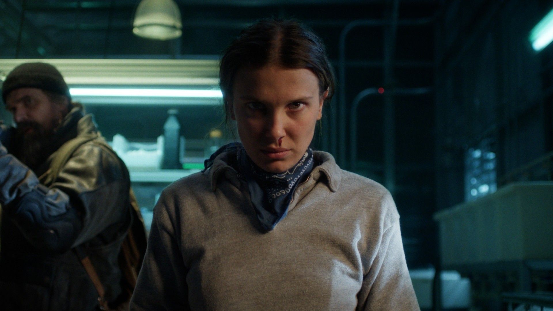 Millie Bobby Brown is a mother of two (Image via Netflix)