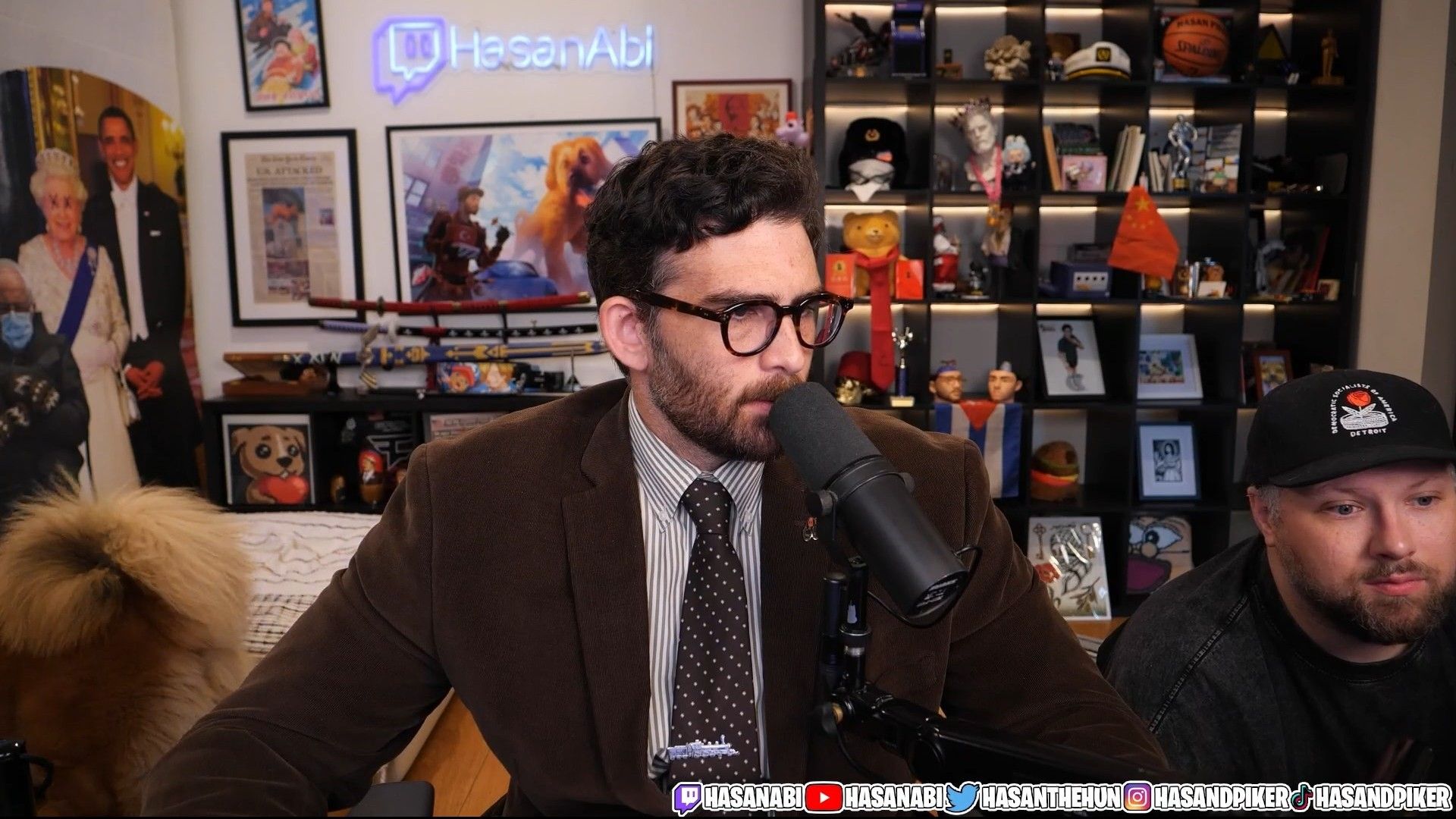 A screenshot from the recent stream (Image via Twitch/HasanAbi)