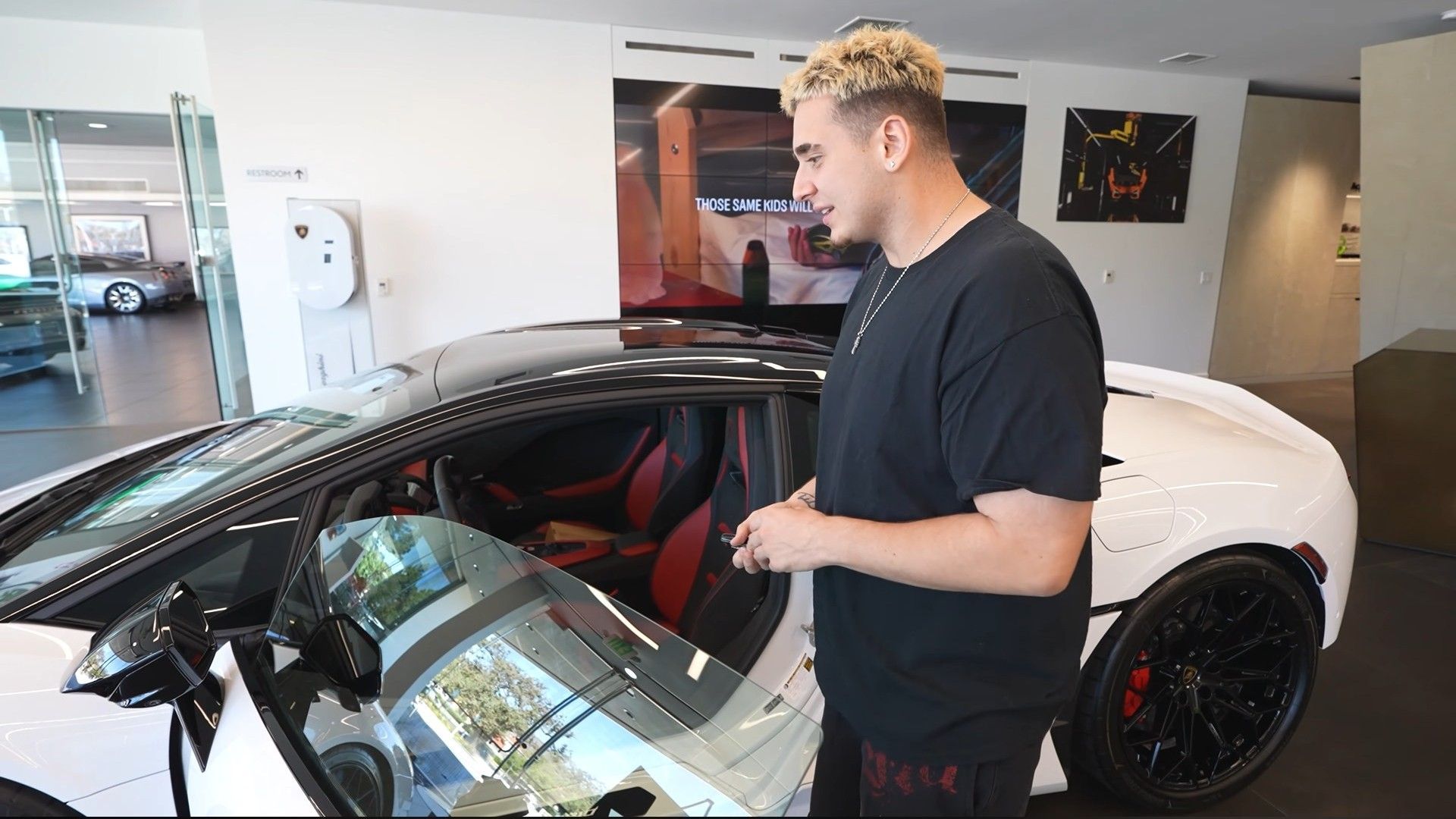 The streamer posted a lengthy video of his purchase on YouTube (Image via YouTube/Lacy)