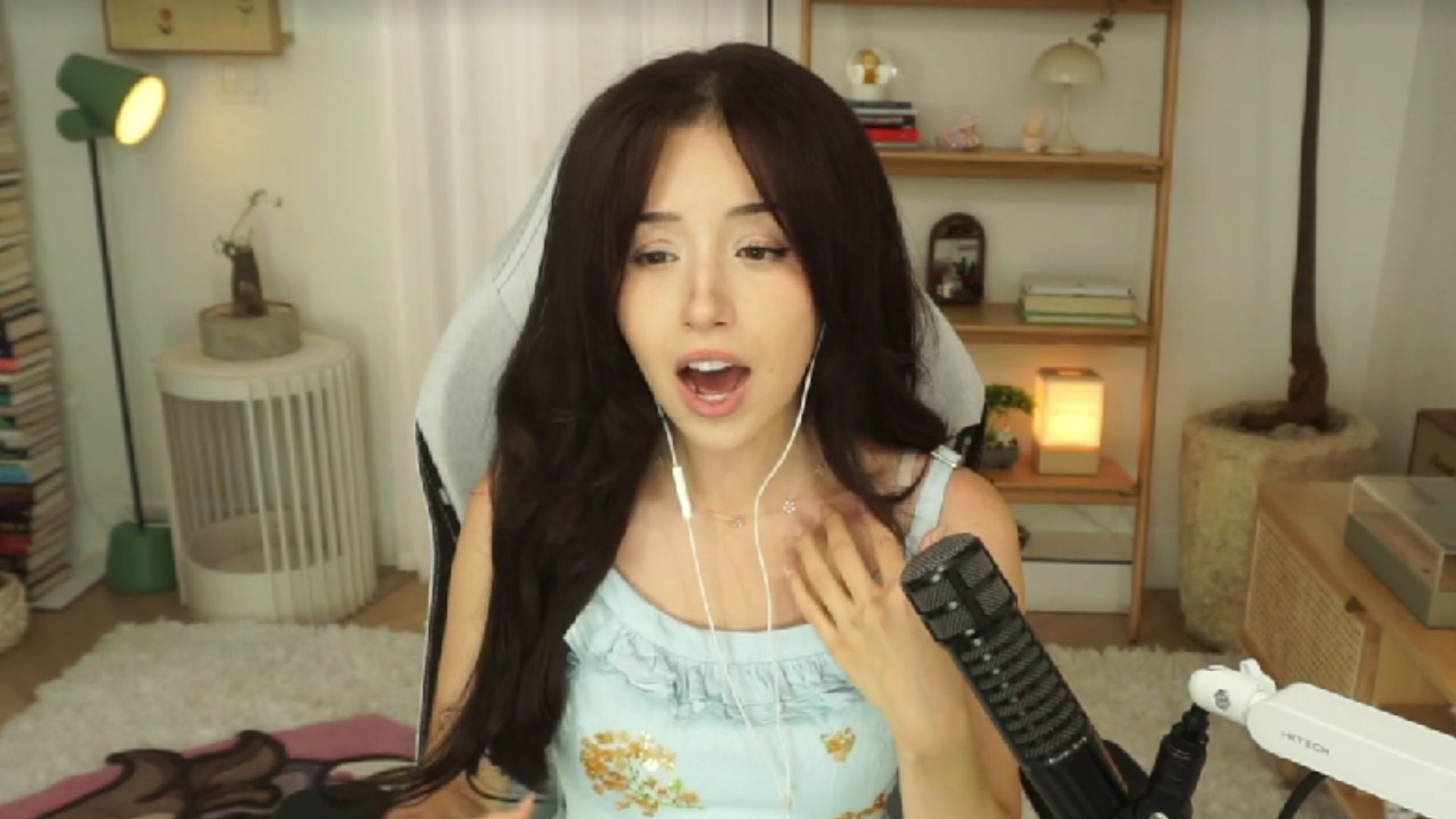 Pokimane explains the situation (Image via Twitch/@pokimane)