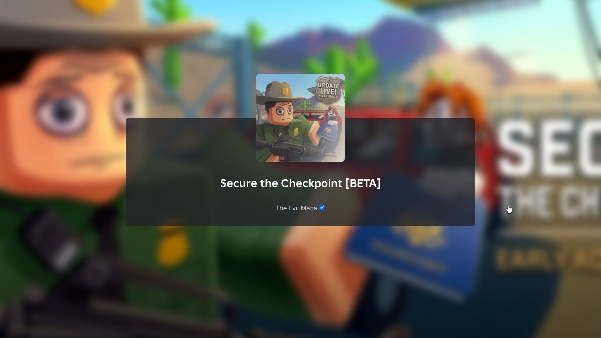 Special Forces in Secure the Checkpoint (Image via Roblox Corporation)