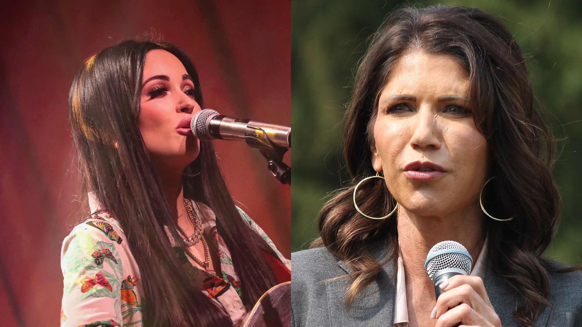 Kacey Musgraves responds to Kristi Noem's post (Image via Flickr/Andy Witchger and Matt Johnson)
