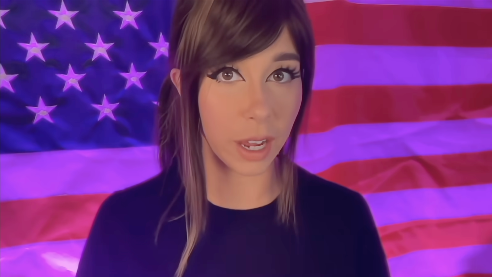 Shoe0nHead in her most recent YouTube video (Image via YouTube/@Shoe0nHead)