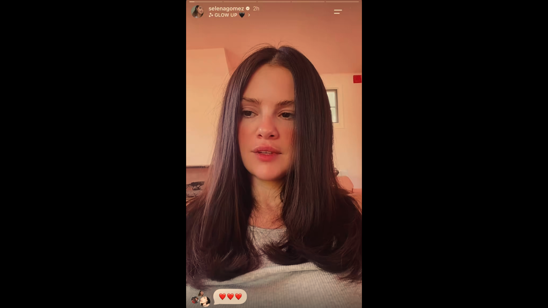 Selena Gomez addresses her vaping habits on her Instagram story, after which the clip went viral (Image via Instagram/@selenagomez)