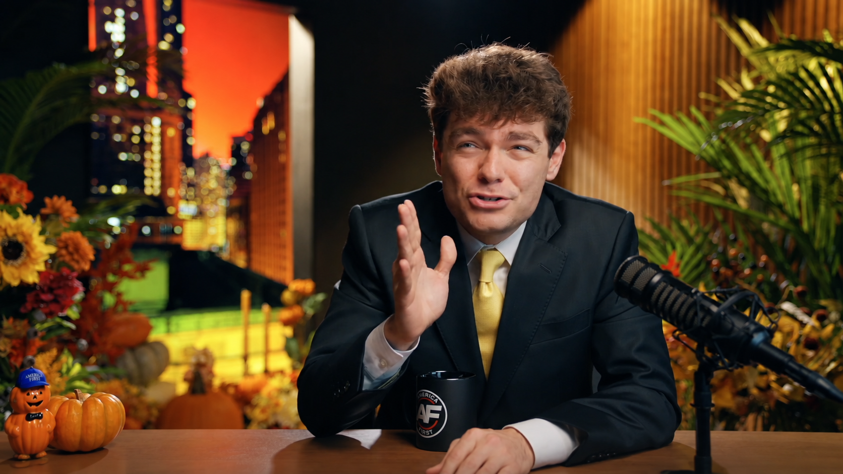 Nick Fuentes said a clip criticizing the Trump administration went viral with the Left (Image via Rumble/@nickjfuentes)