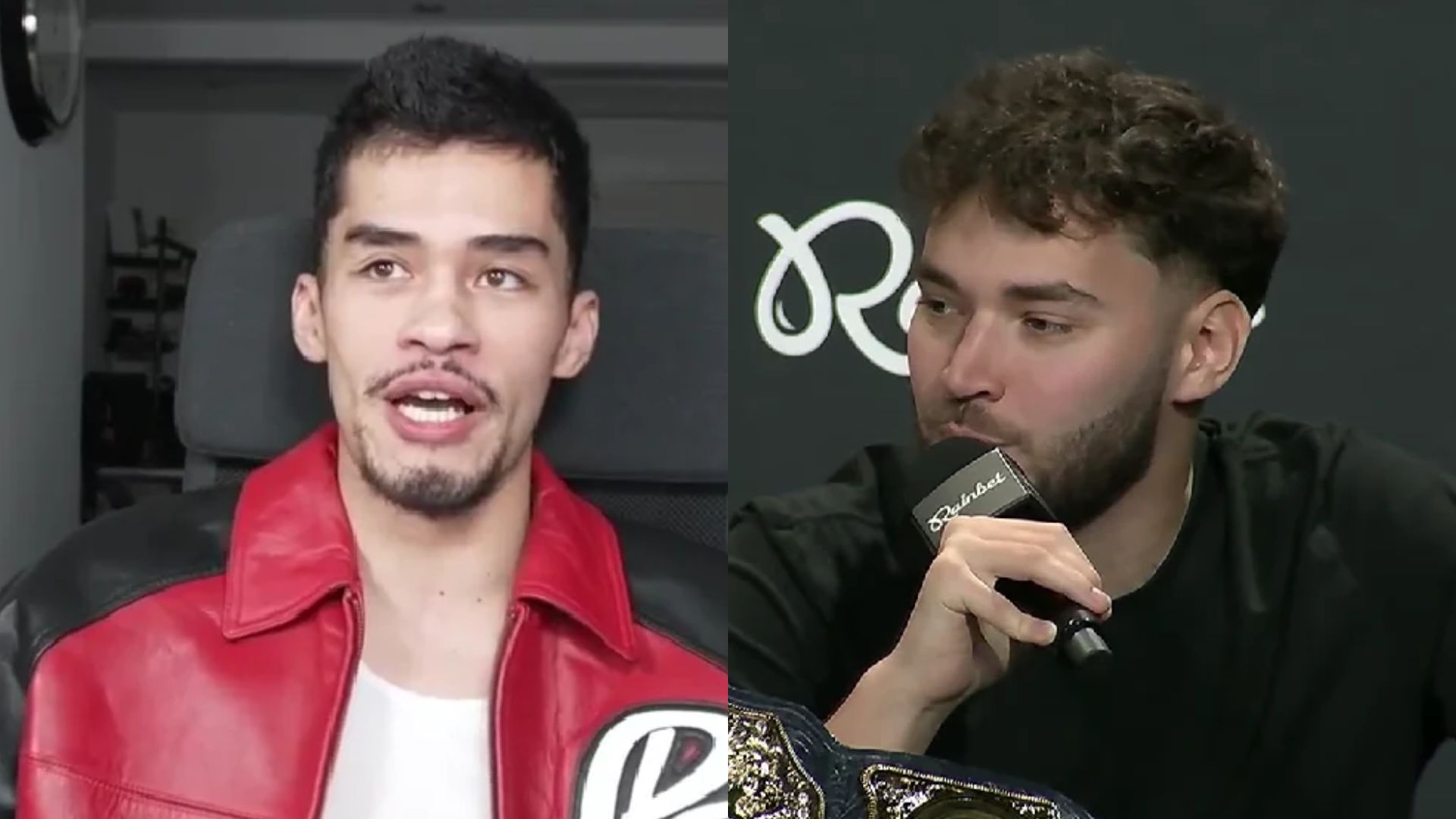 Sneako responds to Adin Ross (Images via Kick / @sneako and YouTube / @AdinRoss)