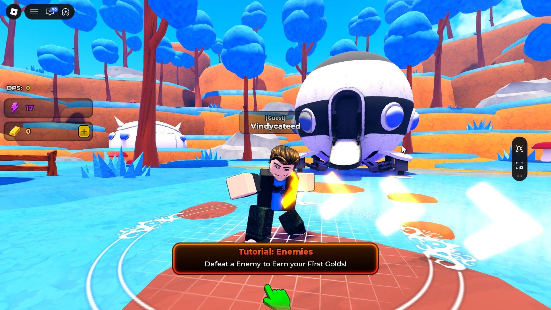 Stay active and keep an eye on the clock for the next Weather Event (Image via Roblox Corporation)