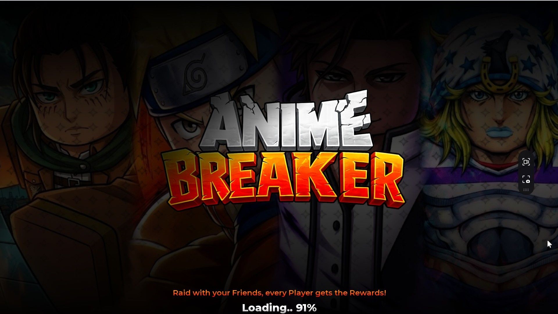 Weather Events in Anime Breaker (Image via Roblox Corporation)