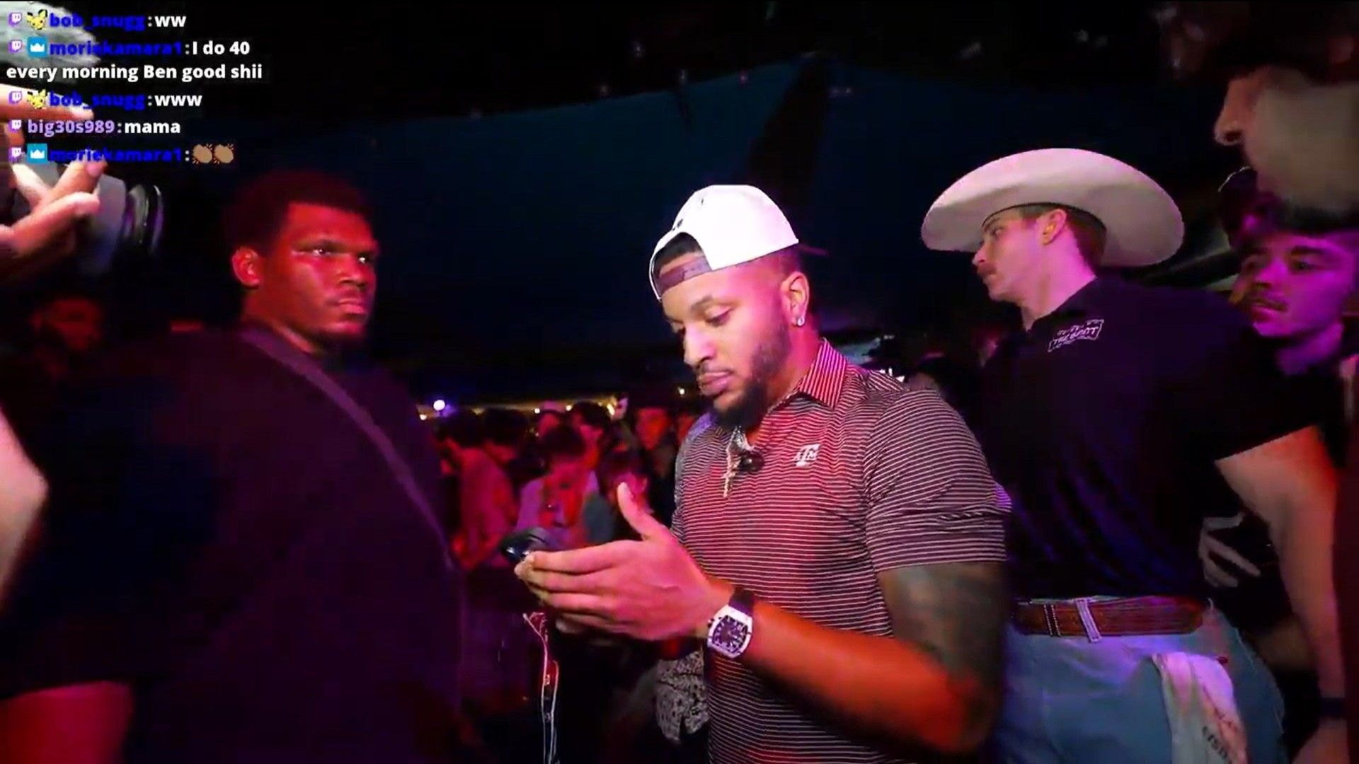 The streamer before his run-in with the police (Image via Kick/BenDaDonnn)