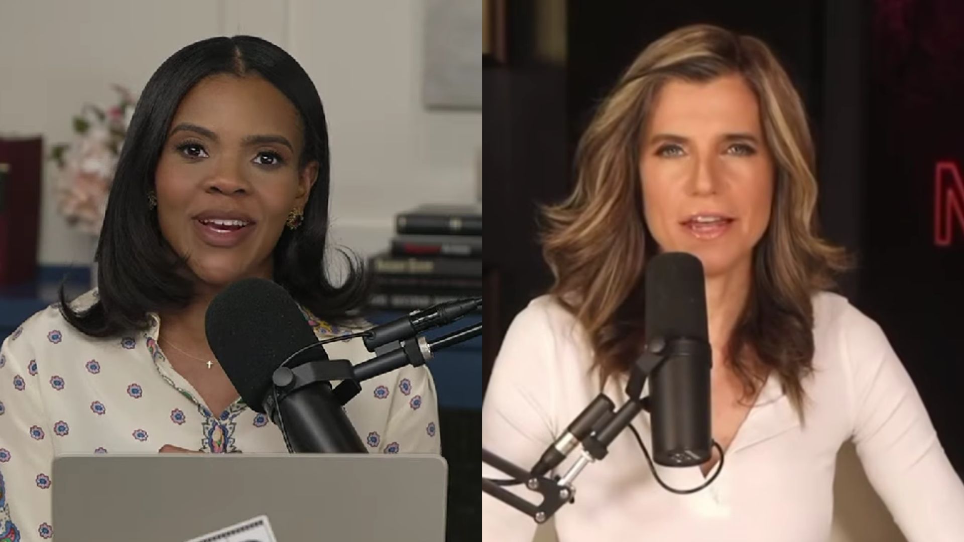 Nancy Mace responds to Candace Owens (Image via YouTube/@RealCandaceO and @NancyRMace)