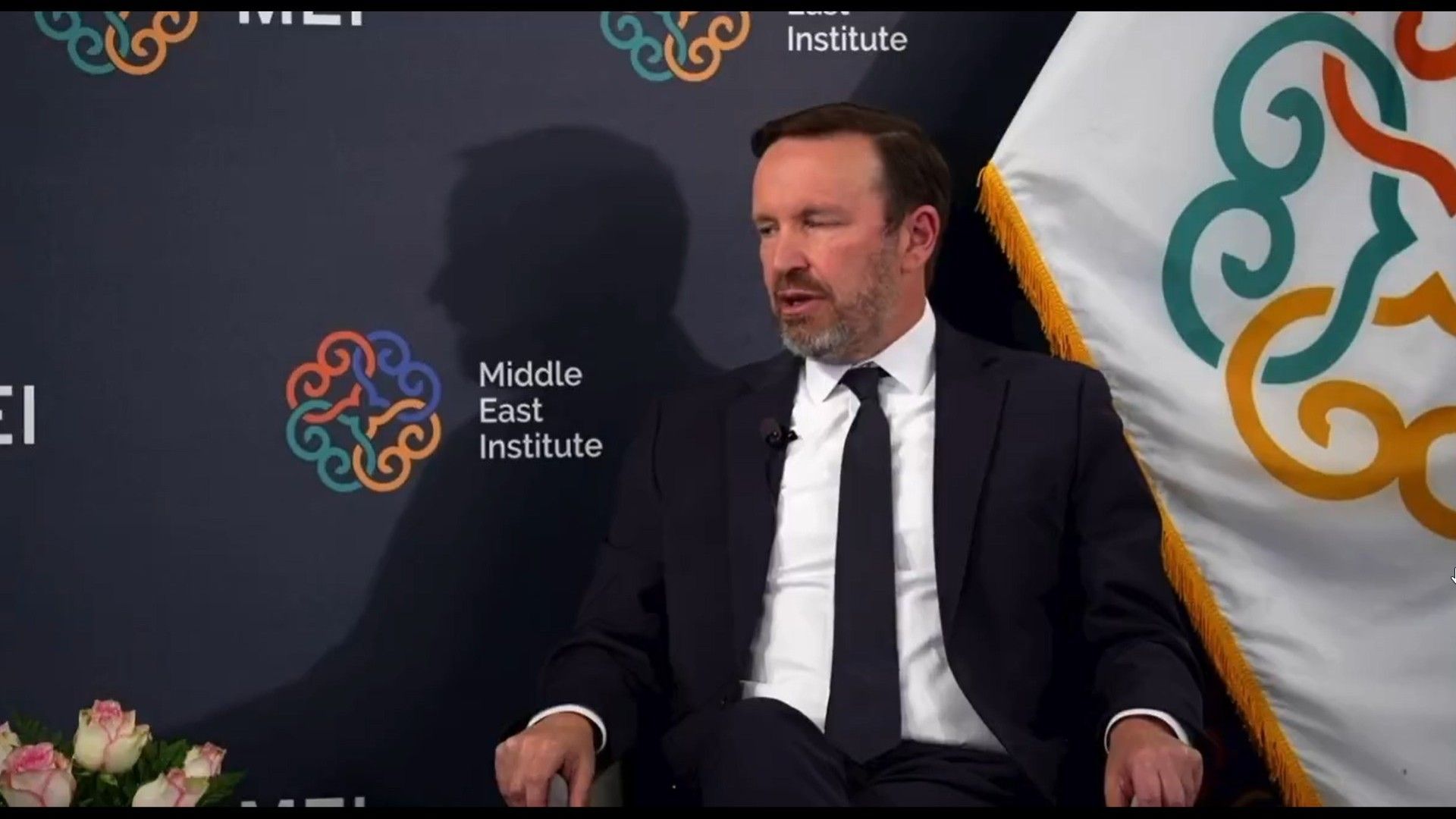 The senator at the Middle East Institute (Image via X/@ChrisMurphyCT)