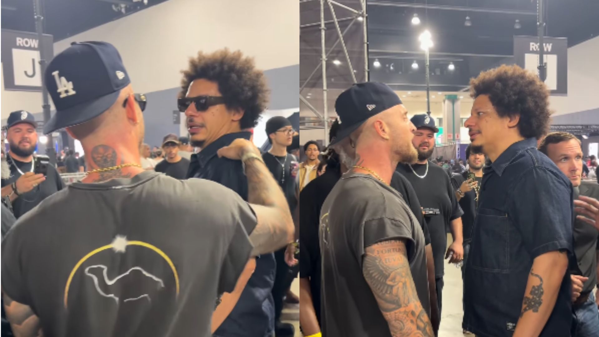 Chet Hanks confronts Eric Andre (Image via Instagram/@chethanx)