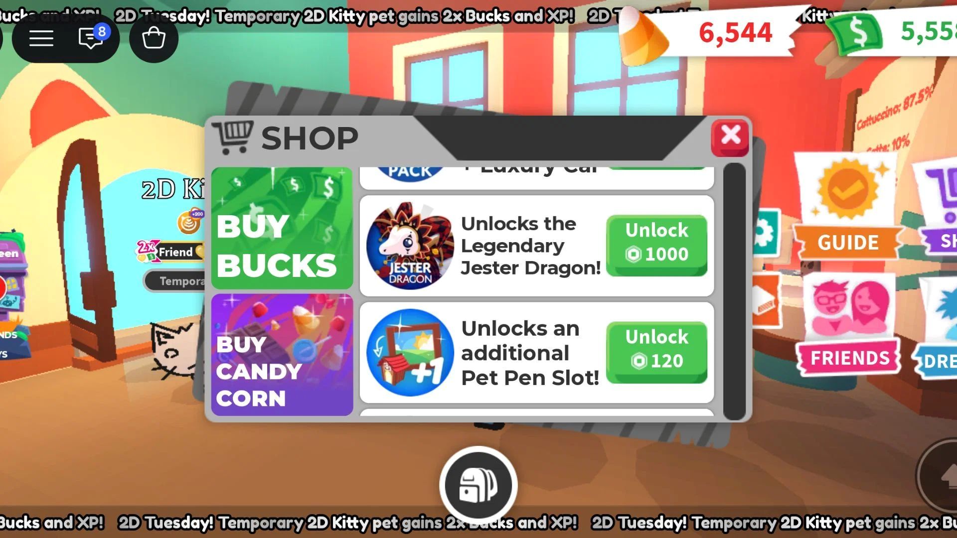 This Legendary pet is blocked by a steep paywall (Image via Roblox Corporation)