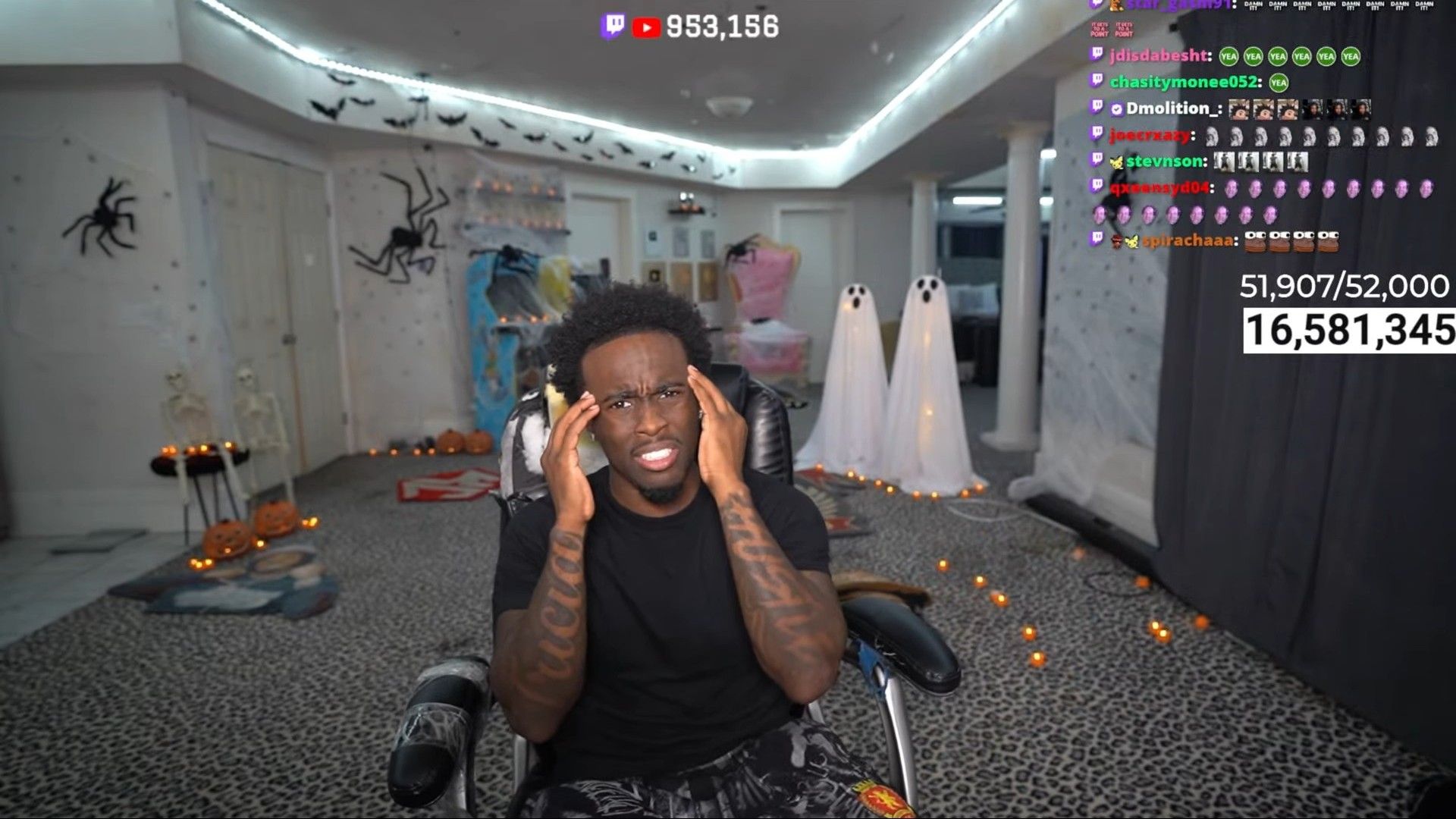 The streamer was disappointed about Reggie's allegations (Image via YouTube/Kai Cenat Live)