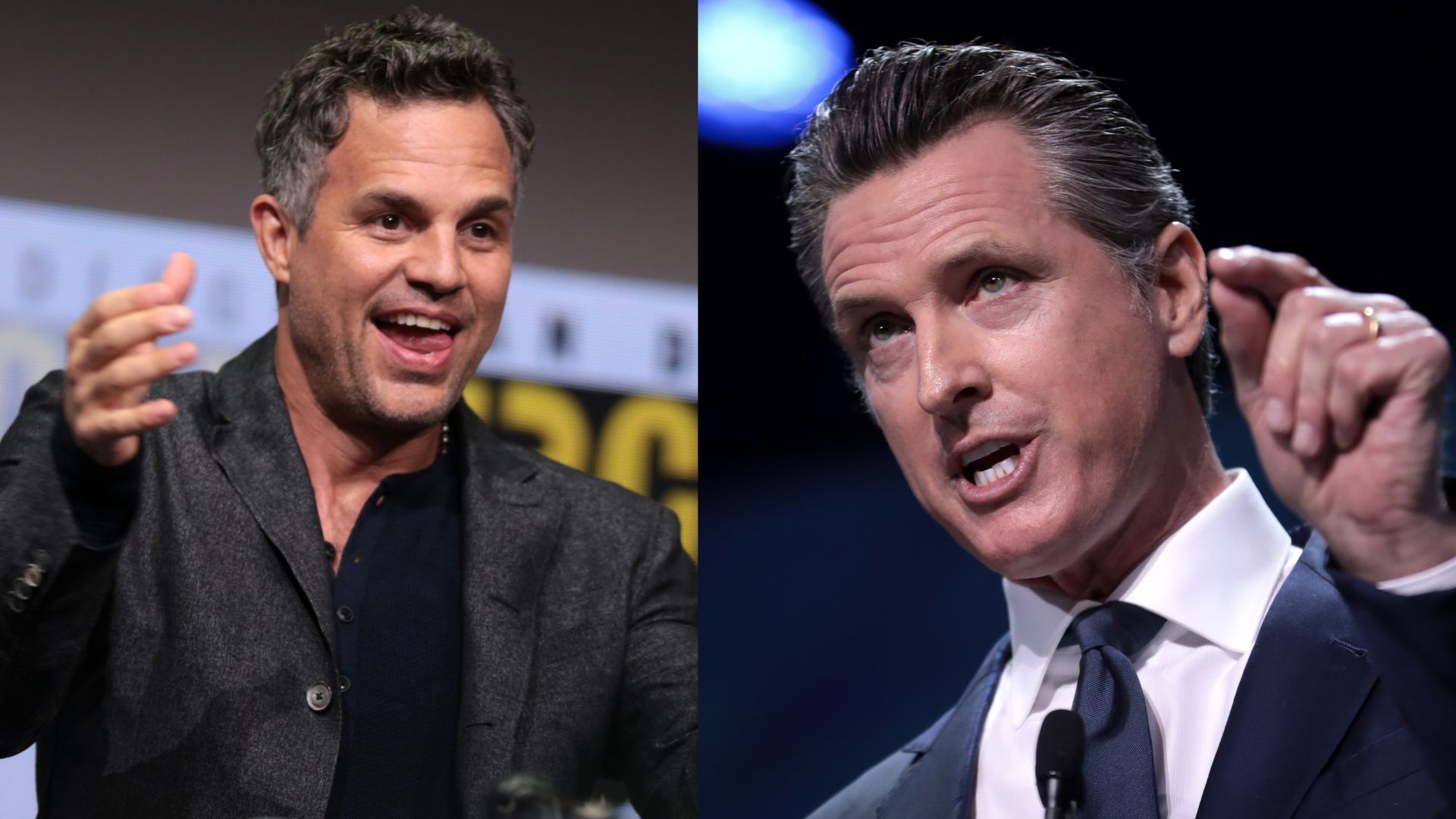 Mark Ruffalo reacts to Gavin Newsom (Image via Wikimedia Commons/Gage Skidmore)