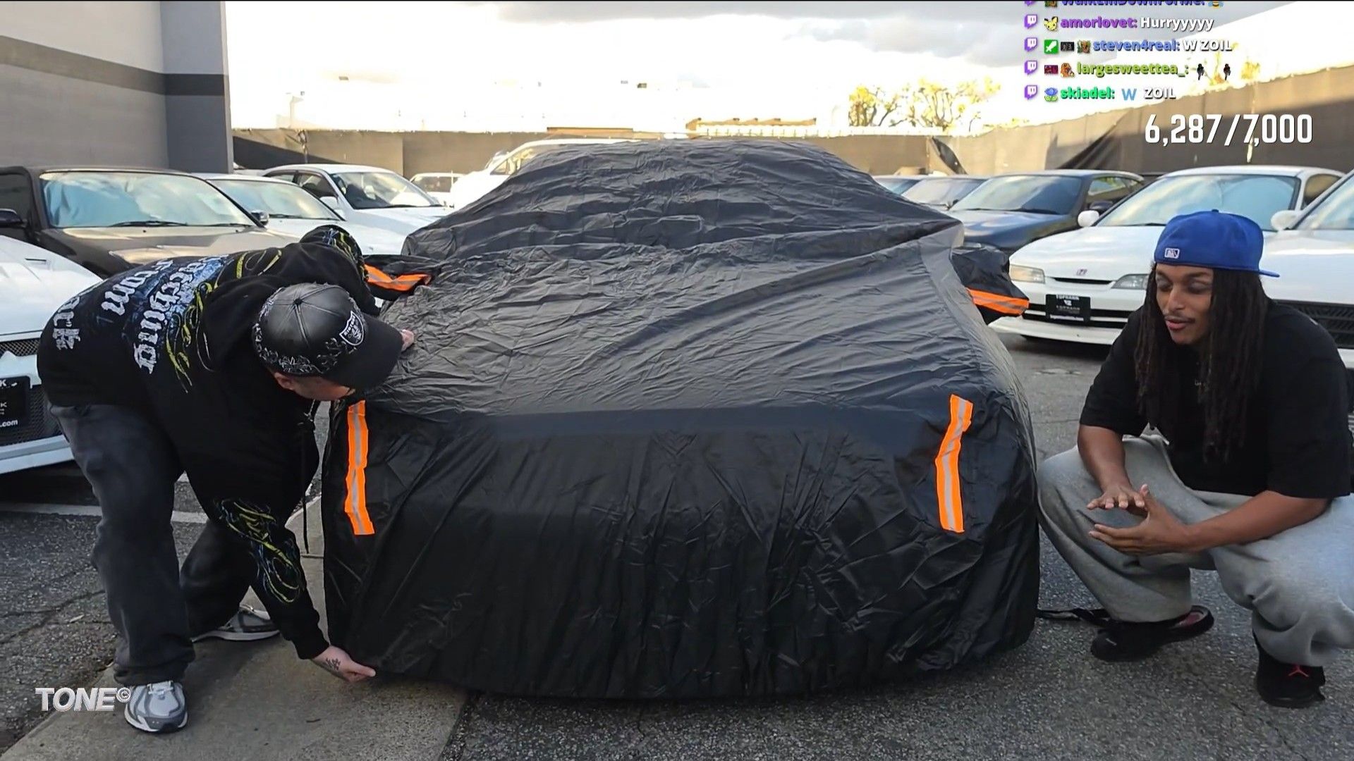 The streamer shared that he has big plans for his new car (Image via Twitch/Agent00)