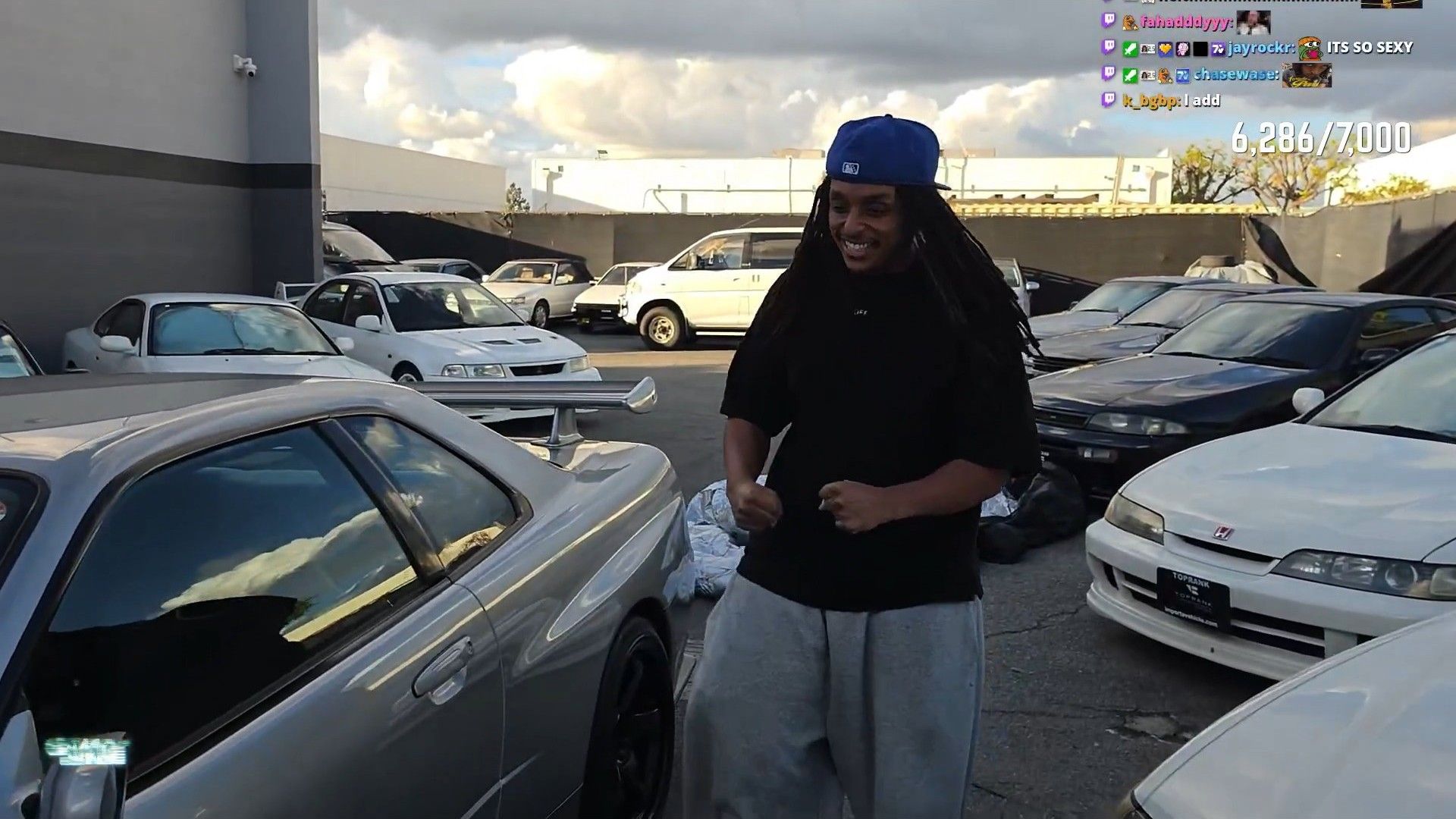 Agent couldn't contain his excitement over his brand-new car (Image via Twitch/Agent00)